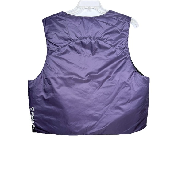 Nike ACG Skull Peak PrimaLoft Reversible Vest Lightweight Black Purple Mens Sz L - Picture 11 of 12